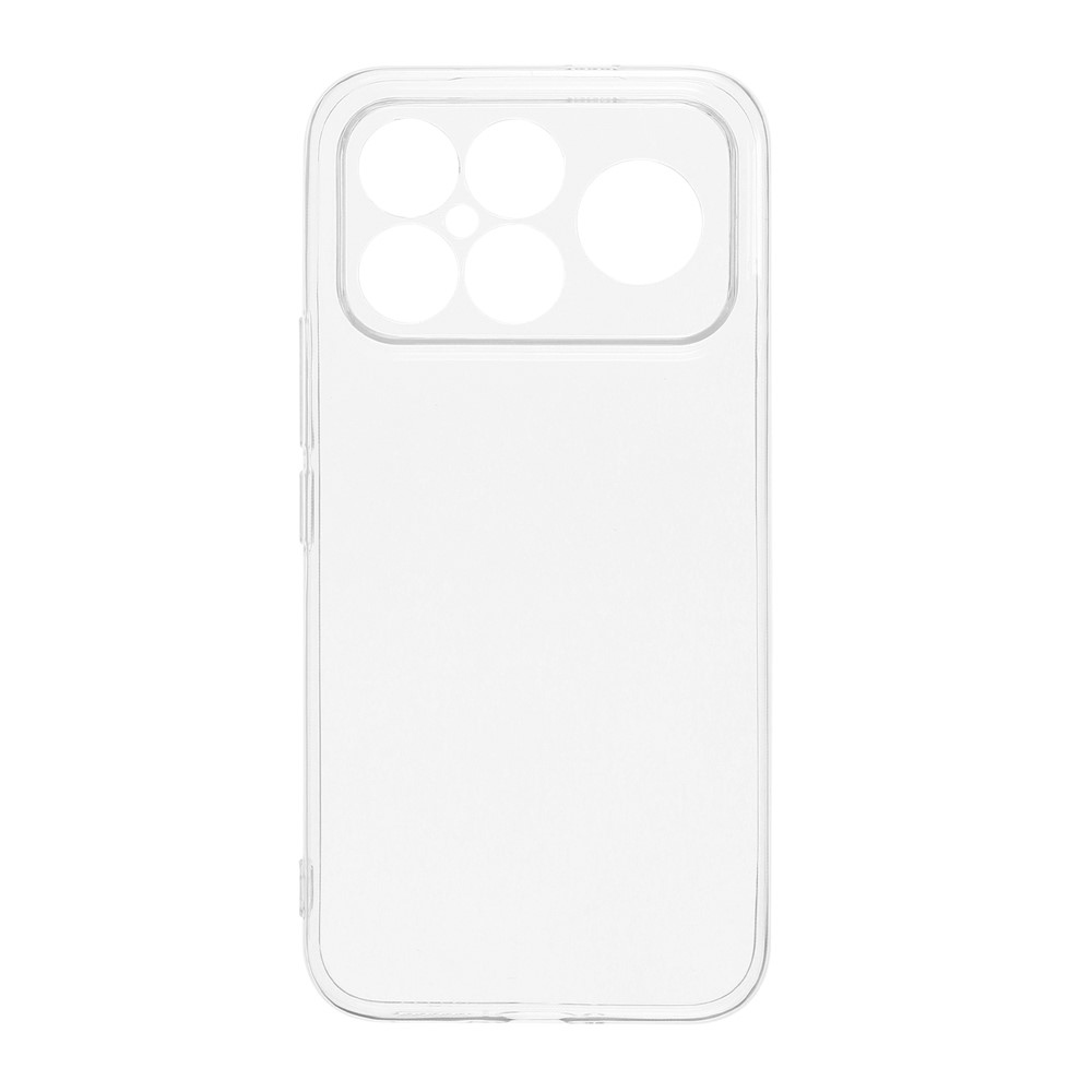Priehľadný gélový obal pre mobil Xiaomi Poco F8 Ultra 5G - priehľadný