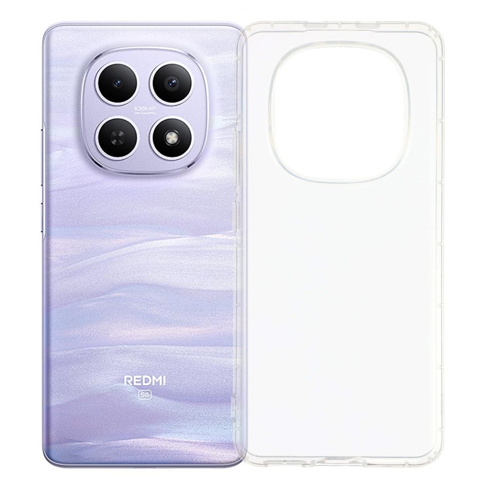 Priehľadný gélový obal pre mobil Xiaomi Poco M8 5G/Redmi Note 15 5G/Note 15 4G - priehľadný