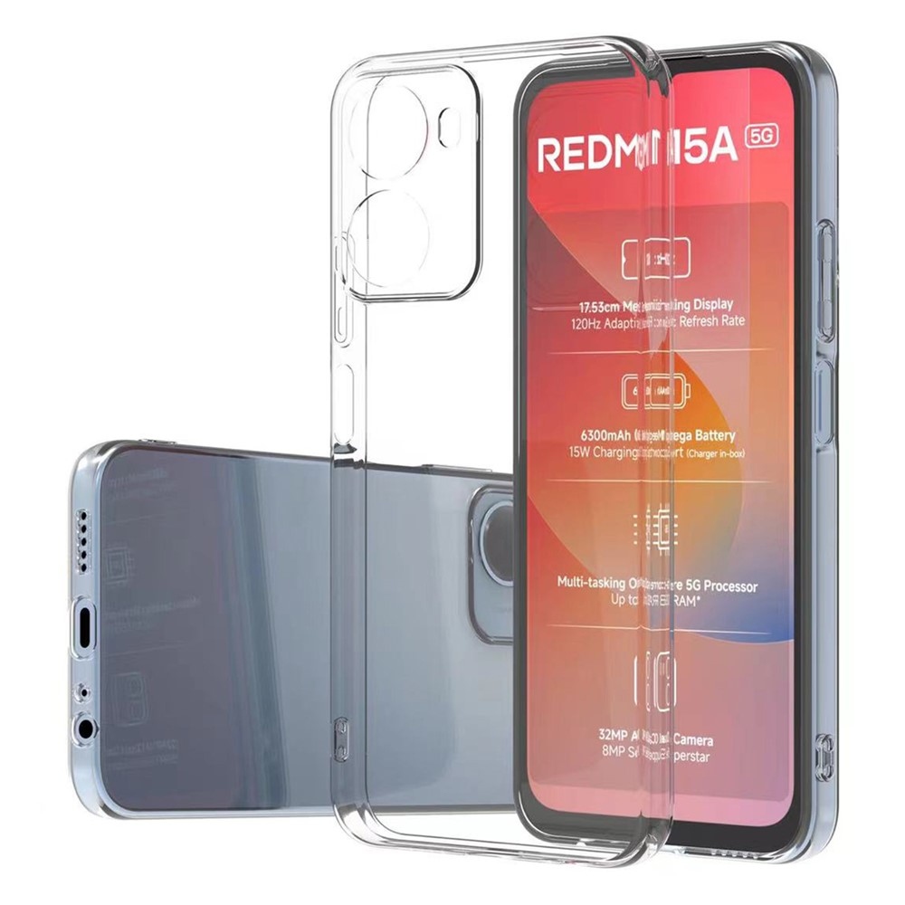 Priehľadný gélový obal pre mobil Xiaomi Redmi Note 17 Pro Max 5G - priehľadný