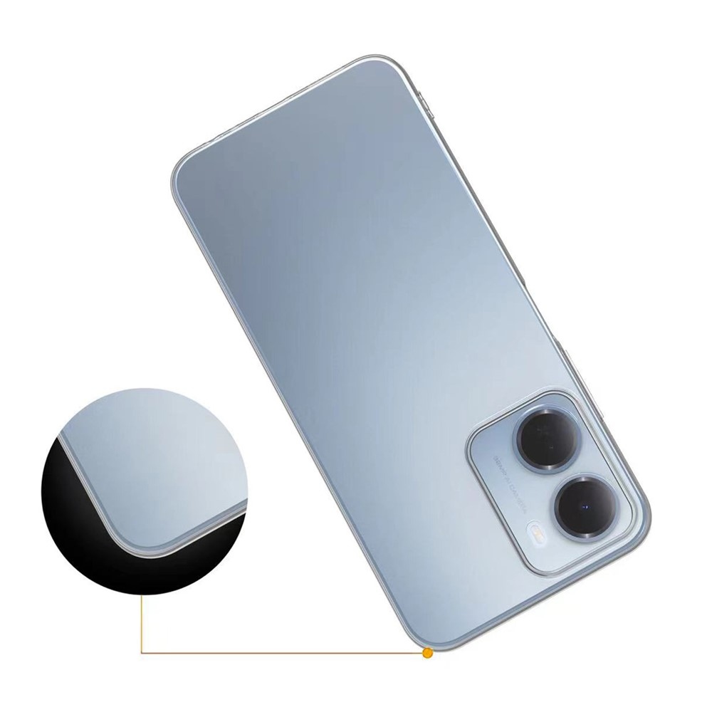 Priehľadný gélový obal pre mobil Xiaomi Redmi Note 17 Pro Max 5G - priehľadný