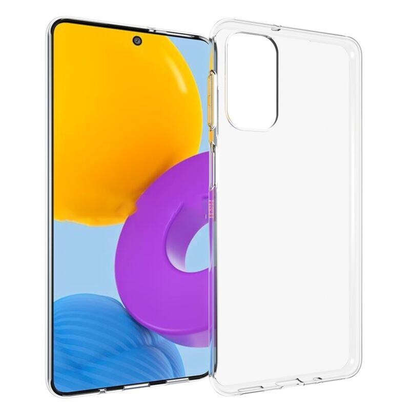 Priehľadný gélový obal pre mobilný telefón Samsung Galaxy M52 5G - priehľadný