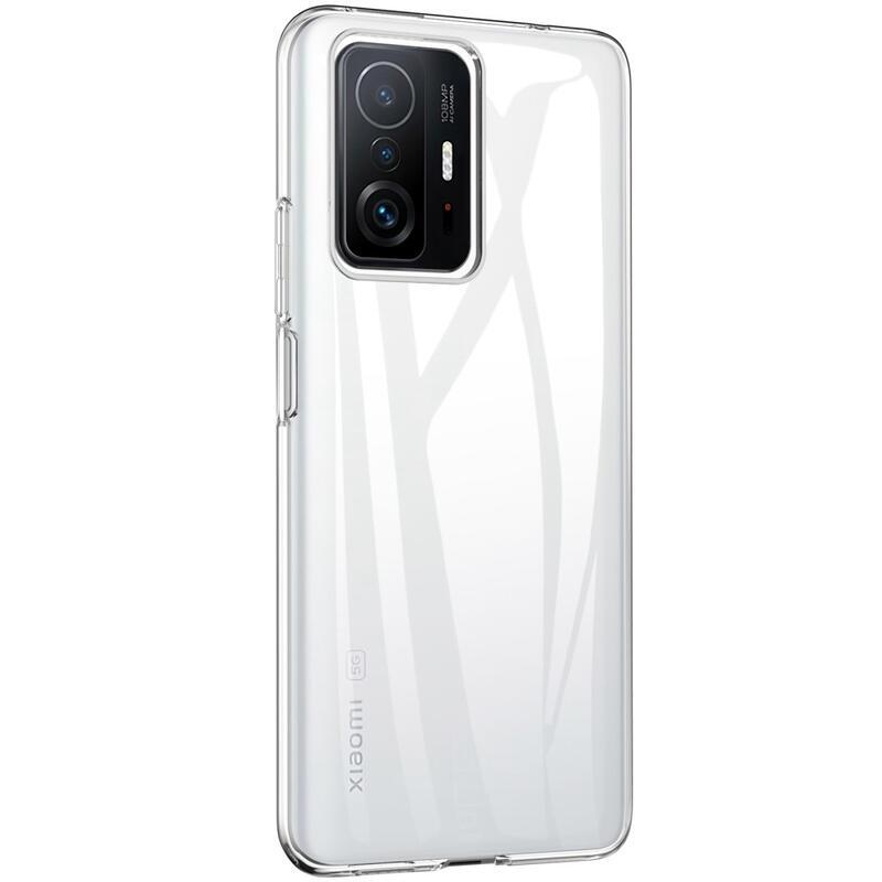 Priehľadný gélový obal pre mobilný telefón Xiaomi 11T/11T Pro - priehľadný