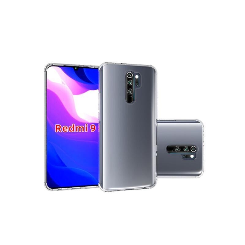 Priehľadný gélový obal pre mobilný telefón Xiaomi Redmi 9 - priehľadný