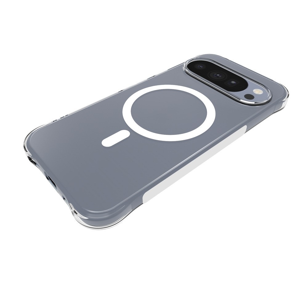 Priehľadný gélový obal s MagSafe na Google Pixel 11 Pro s vystuženými rohmi
