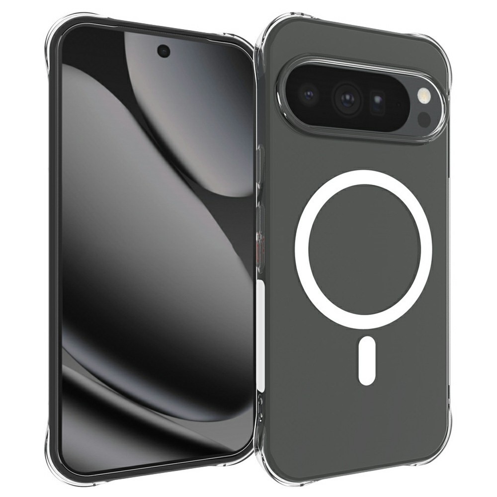 Priehľadný gélový obal s MagSafe na Google Pixel 11 Pro XL s vystuženými rohmi