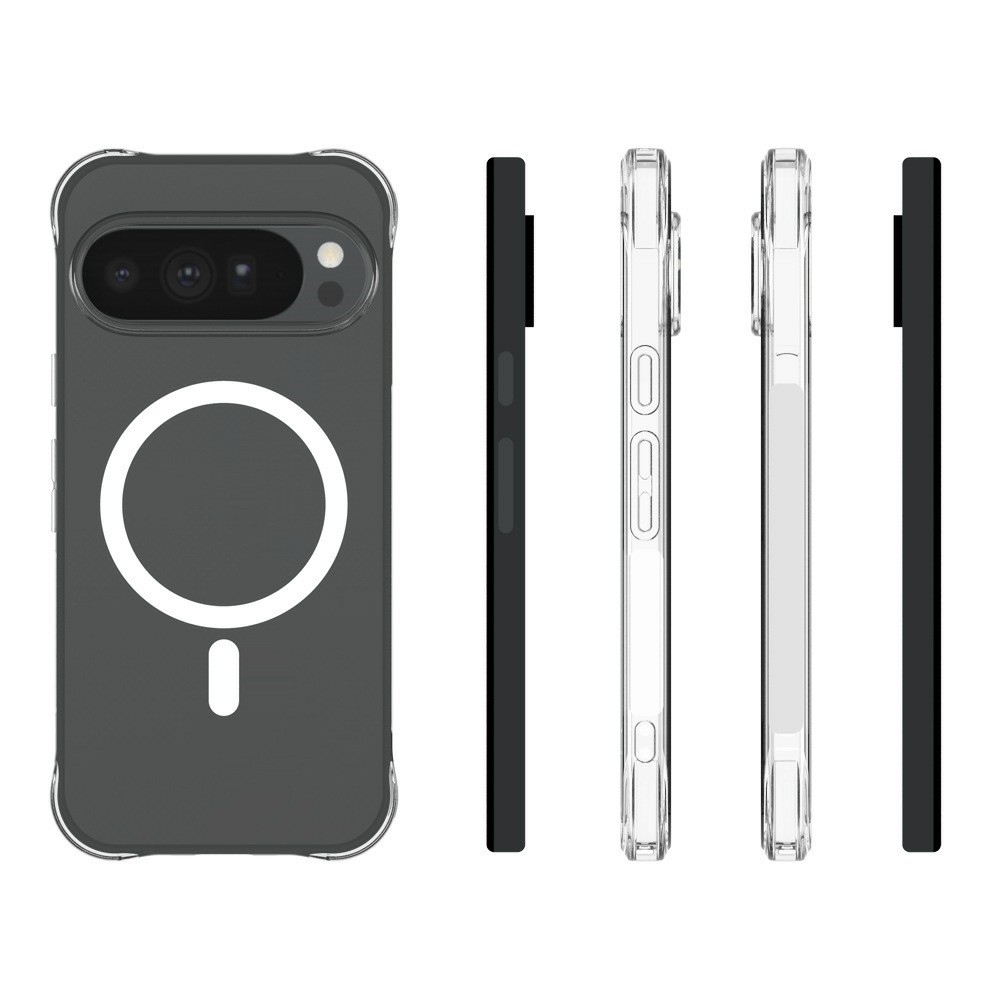 Priehľadný gélový obal s MagSafe na Google Pixel 11 Pro XL s vystuženými rohmi