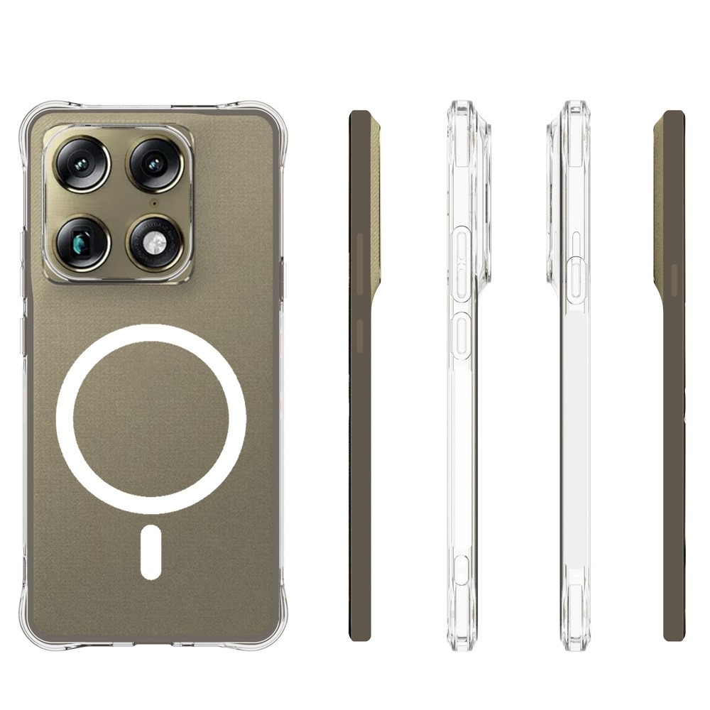 Priehľadný gélový obal s MagSafe na Motorola Signature 5G s vystuženými rohmi