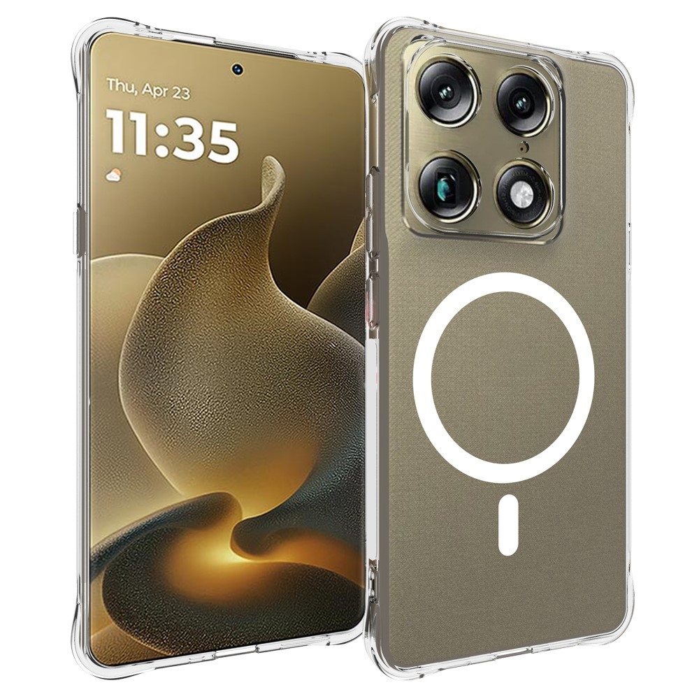 Priehľadný gélový obal s MagSafe na Motorola Signature 5G s vystuženými rohmi