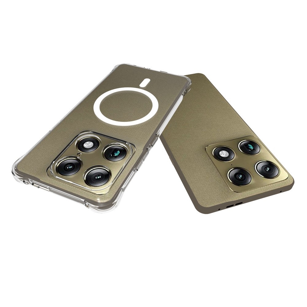 Priehľadný gélový obal s MagSafe na Motorola Signature 5G s vystuženými rohmi