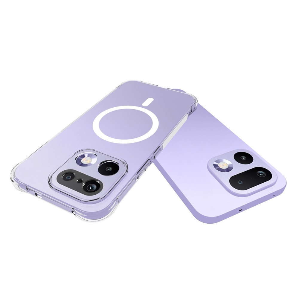 Priehľadný gélový obal s MagSafe na Realme 16 Pro 5G s vystuženými rohmi