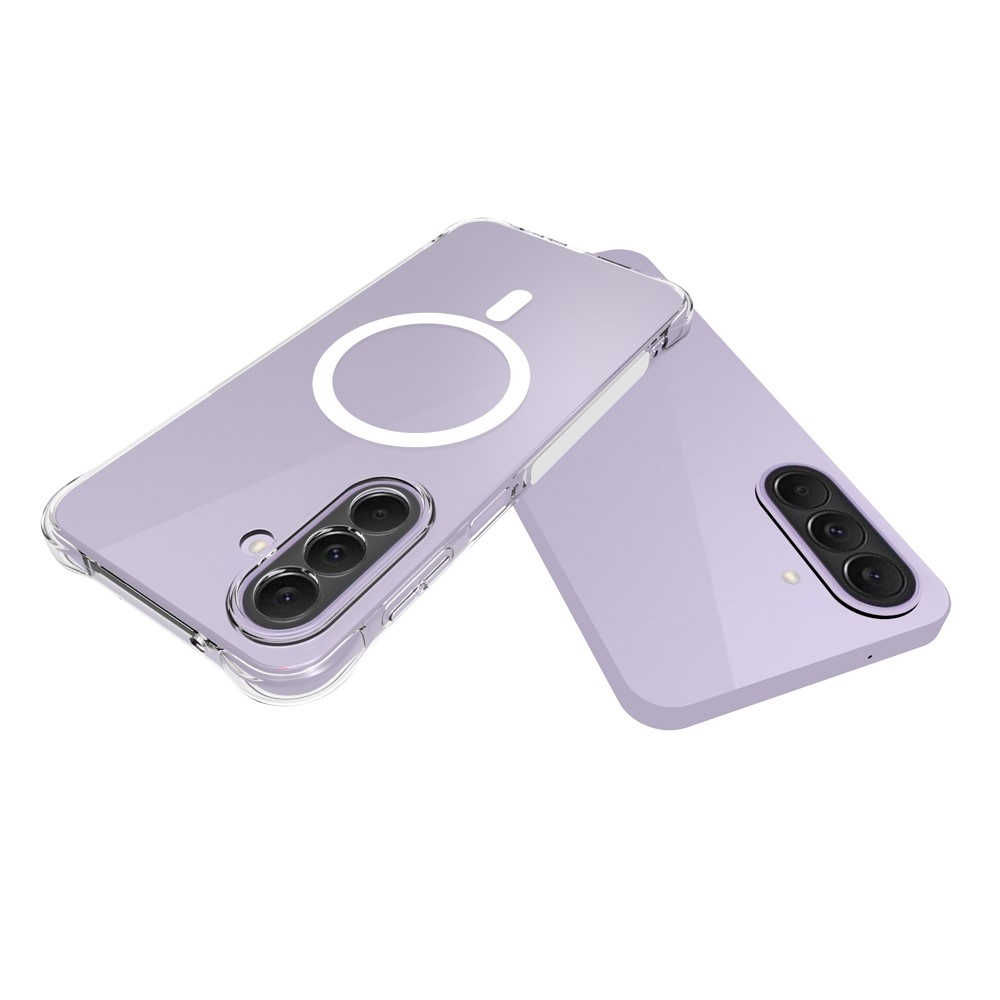 Priehľadný gélový obal s MagSafe na Samsung Galaxy A27 s vystuženými rohmi