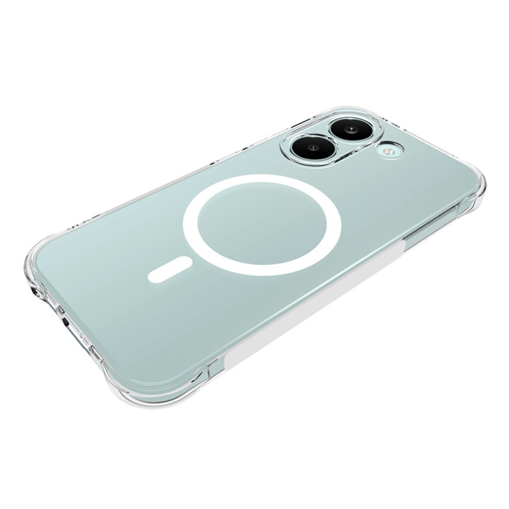 Priehľadný gélový obal s MagSafe na Xiaomi Poco X8 Pro 5G s vystuženými rohmi