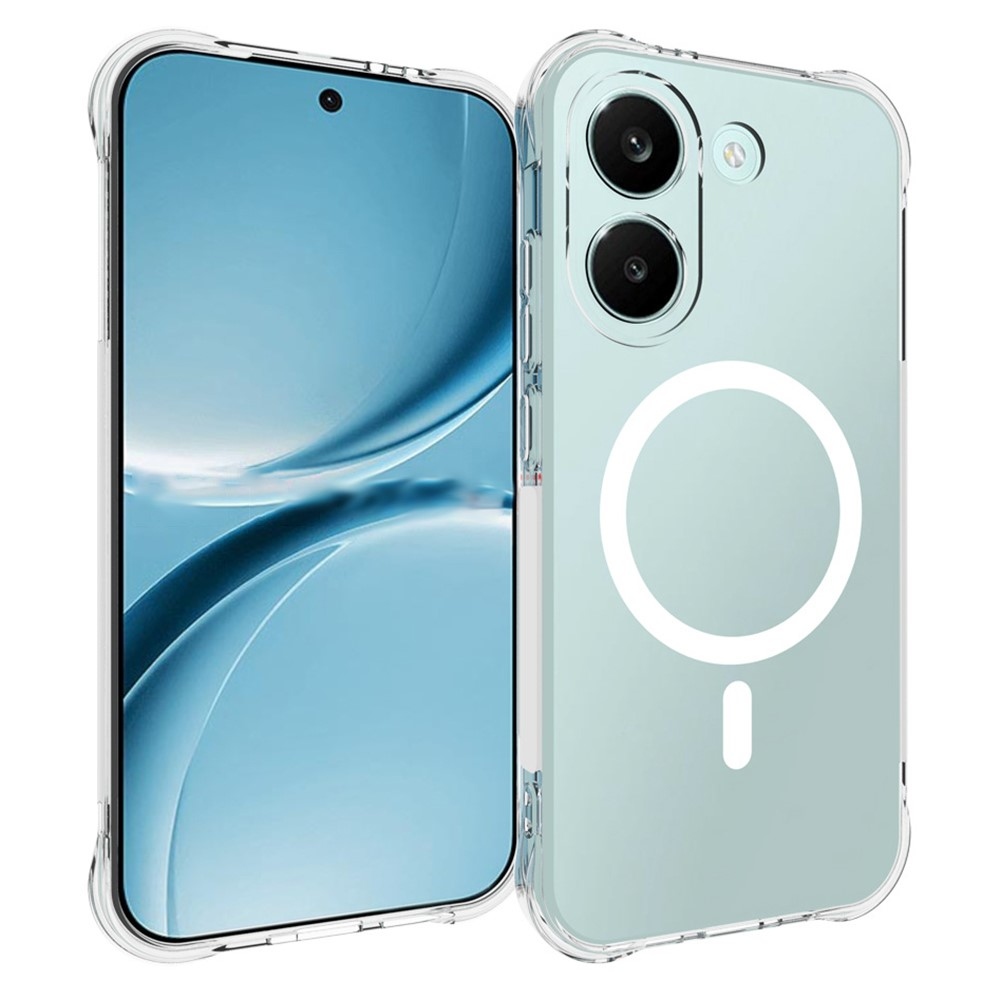 Priehľadný gélový obal s MagSafe na Xiaomi Poco X8 Pro 5G s vystuženými rohmi