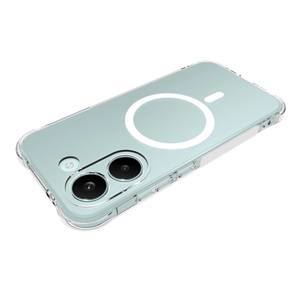 Priehľadný gélový obal s MagSafe na Xiaomi Poco X8 Pro 5G s vystuženými rohmi