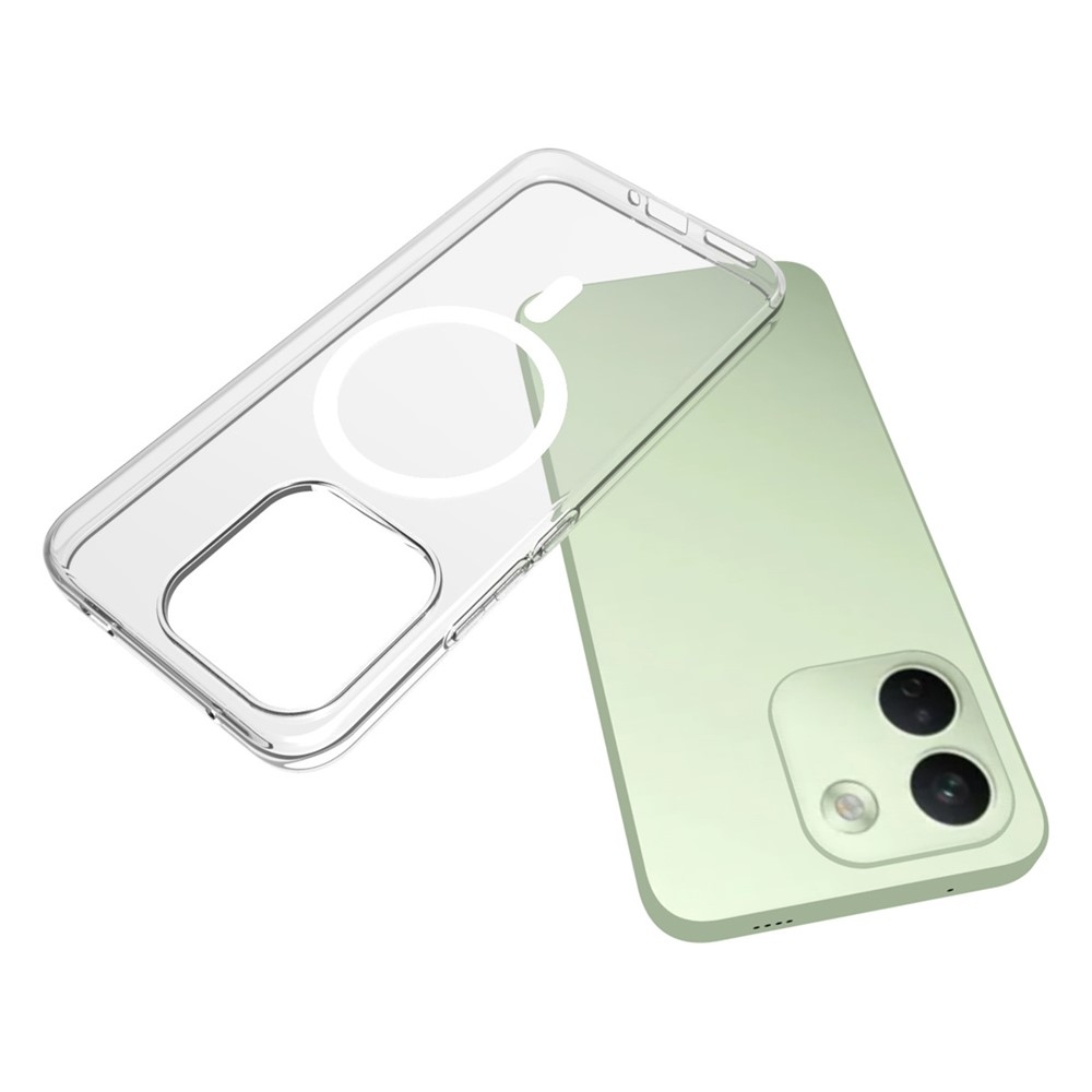 Priehľadný gélový obal s MagSafe na Xiaomi Redmi Note 17 Pro Max 5G