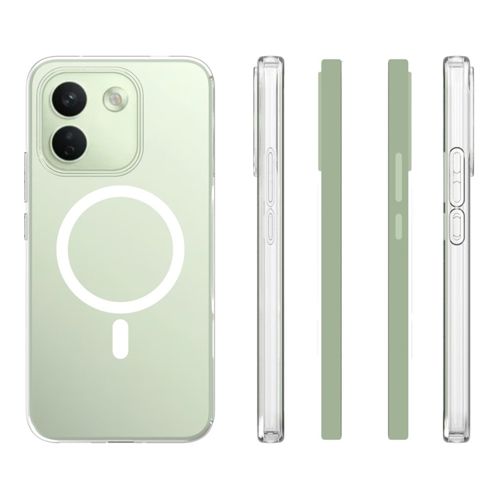 Priehľadný gélový obal s MagSafe na Xiaomi Redmi Note 17 Pro Max 5G