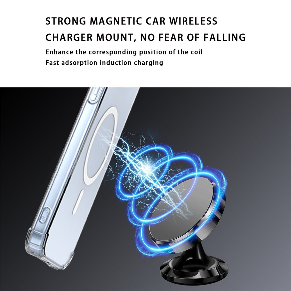 Priehľadný gélový obal s pevným chrbtom s MagSafe na Samsung Galaxy S26 FE/S25 FE s vystuženými rohmi