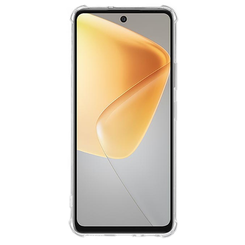 Priehľadný gélový obal s vystuženými rohmi na Infinix Hot 50 Pro