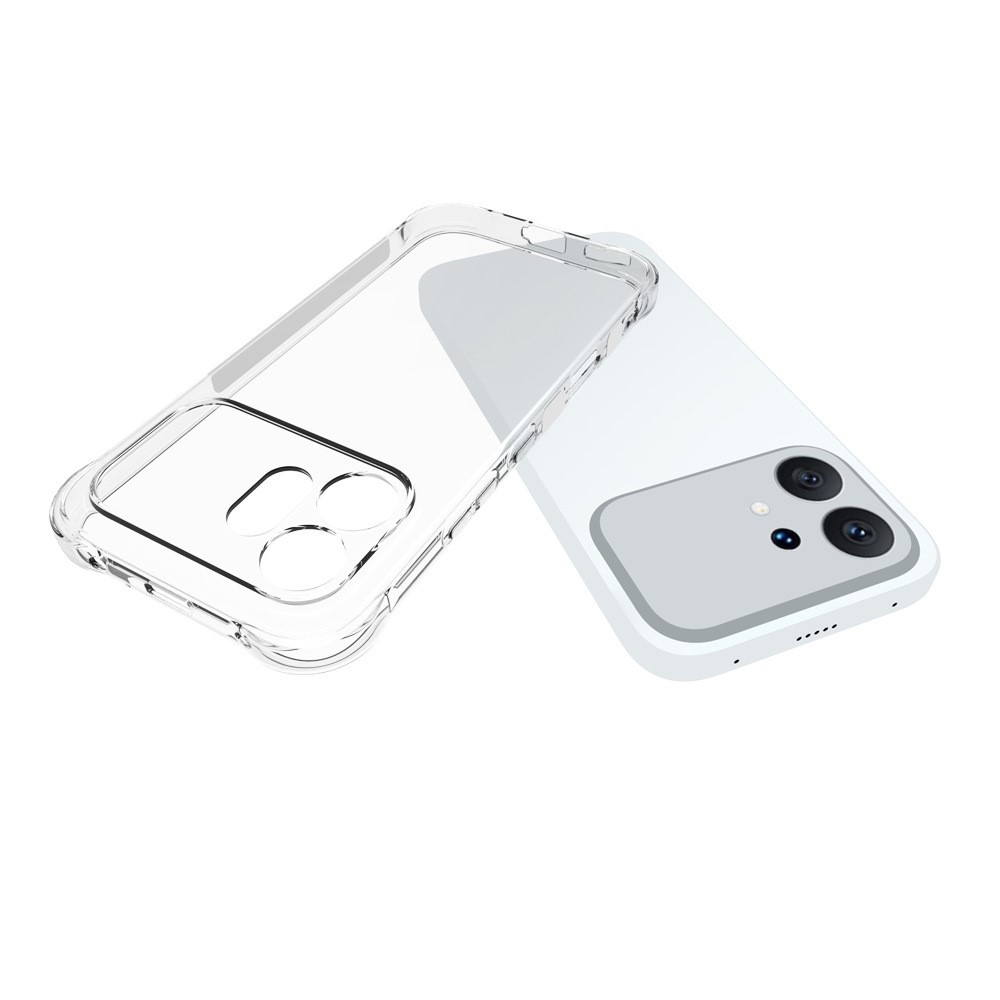 Priehľadný gélový obal s vystuženými rohmi na mobil Honor 600 5G