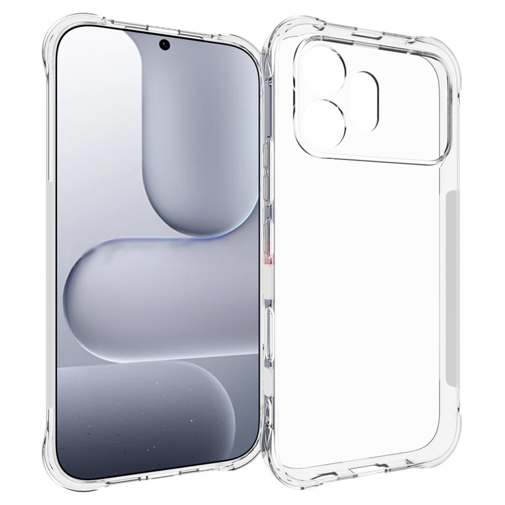 Priehľadný gélový obal s vystuženými rohmi na mobil Honor 600 5G