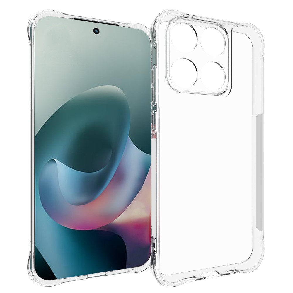 Priehľadný gélový obal s vystuženými rohmi na mobil Motorola Moto G87 5G/G77 5G/G67 5G