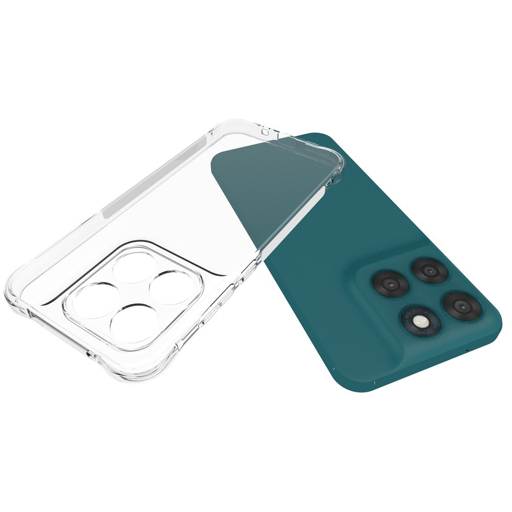 Priehľadný gélový obal s vystuženými rohmi na mobil Motorola Moto G87 5G/G77 5G/G67 5G