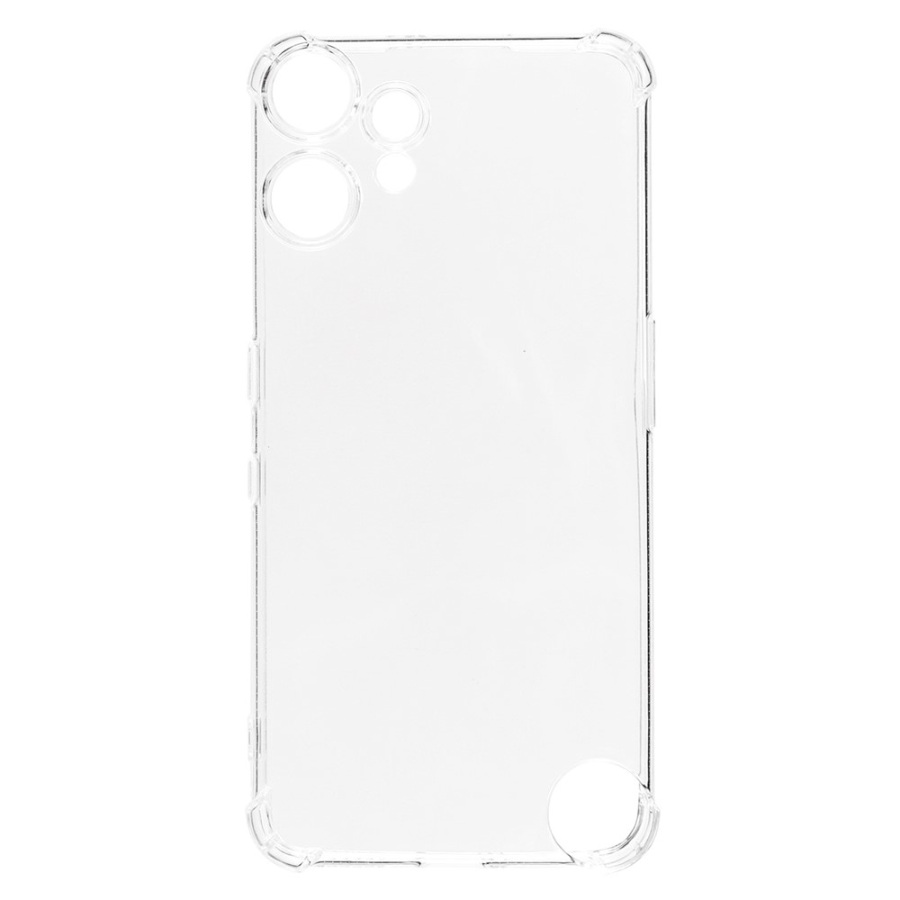 Priehľadný gélový obal s vystuženými rohmi na mobil Nothing CMF Phone 2 Pro - priehľadný