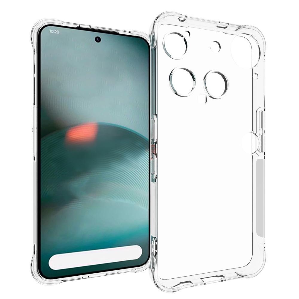 Priehľadný gélový obal s vystuženými rohmi na mobil Nothing Phone (3) 5G