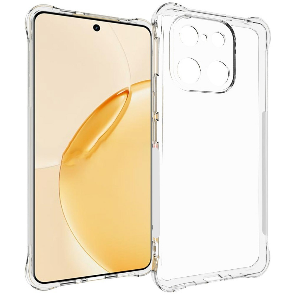 Priehľadný gélový obal s vystuženými rohmi na mobil Realme 16 Pro+ 5G
