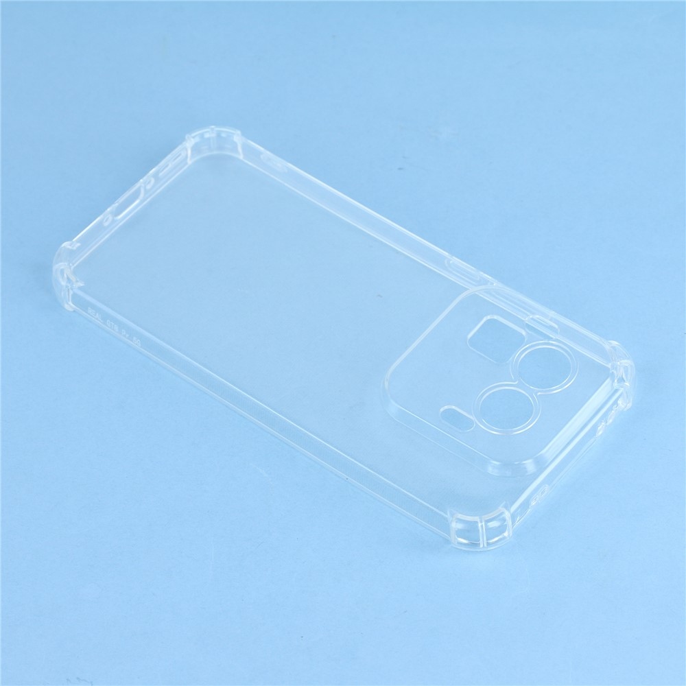 Priehľadný gélový obal s vystuženými rohmi na mobil Realme GT 8 Pro 5G