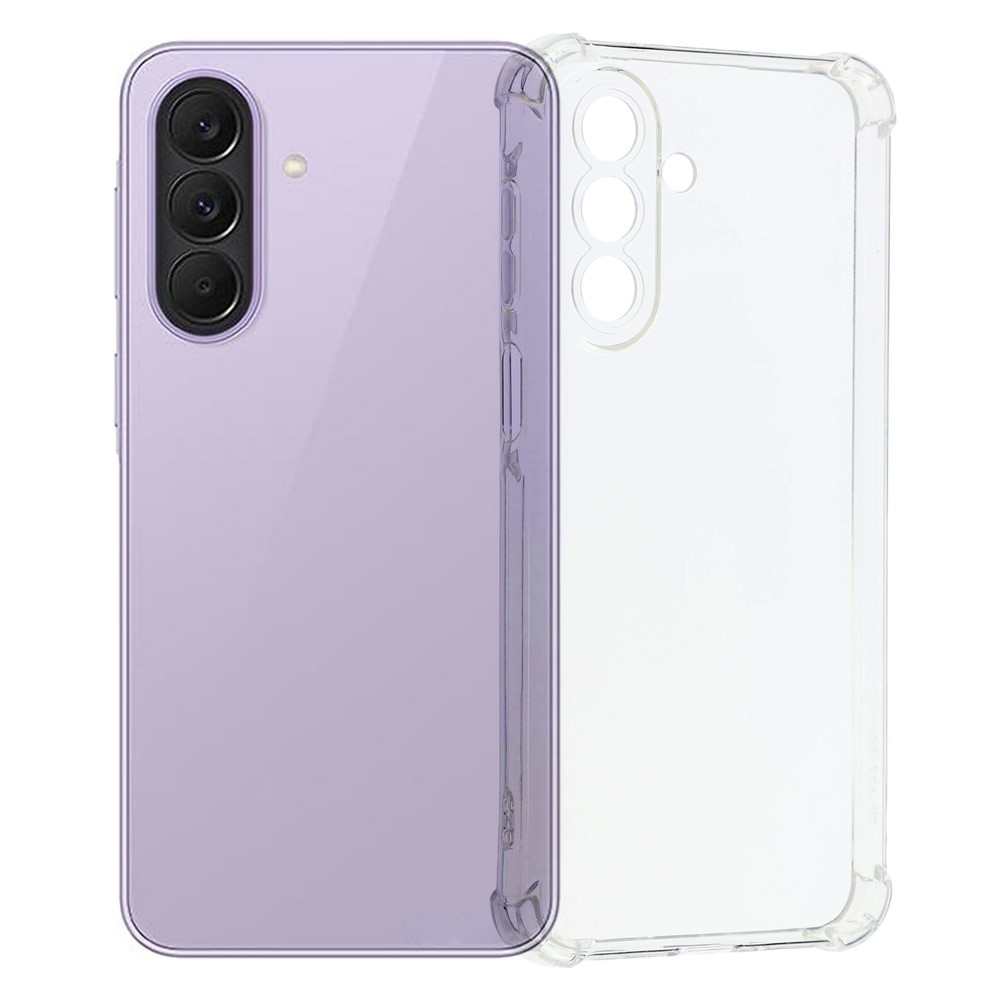 Priehľadný gélový obal s vystuženými rohmi na mobil Samsung Galaxy A27 - priehľadný