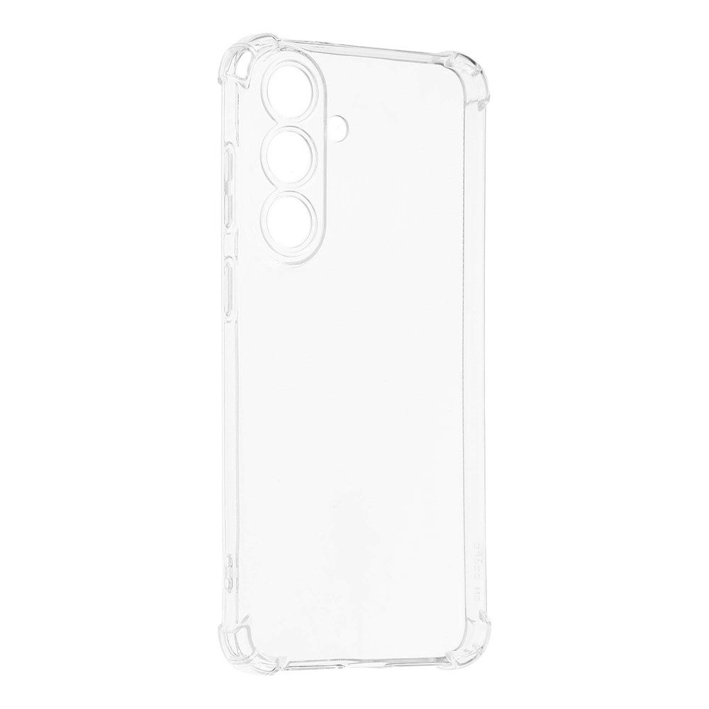 Priehľadný gélový obal s vystuženými rohmi na mobil Samsung Galaxy S26 FE
