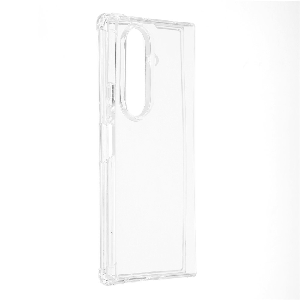 Priehľadný gélový obal s vystuženými rohmi na mobil Samsung Galaxy Z Fold8 Ultra 5G - priehľadný