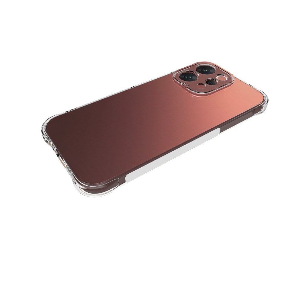 Priehľadný gélový obal s vystuženými rohmi na mobil Vivo V70 5G