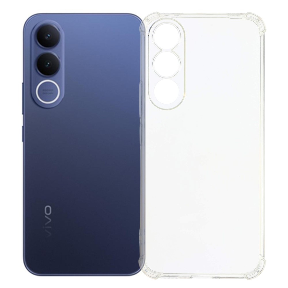 Priehľadný gélový obal s vystuženými rohmi na mobil Vivo V70 FE 5G