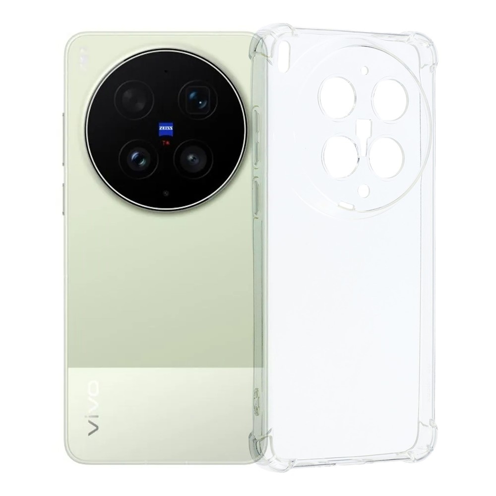 Priehľadný gélový obal s vystuženými rohmi na mobil Vivo X300 Ultra 5G