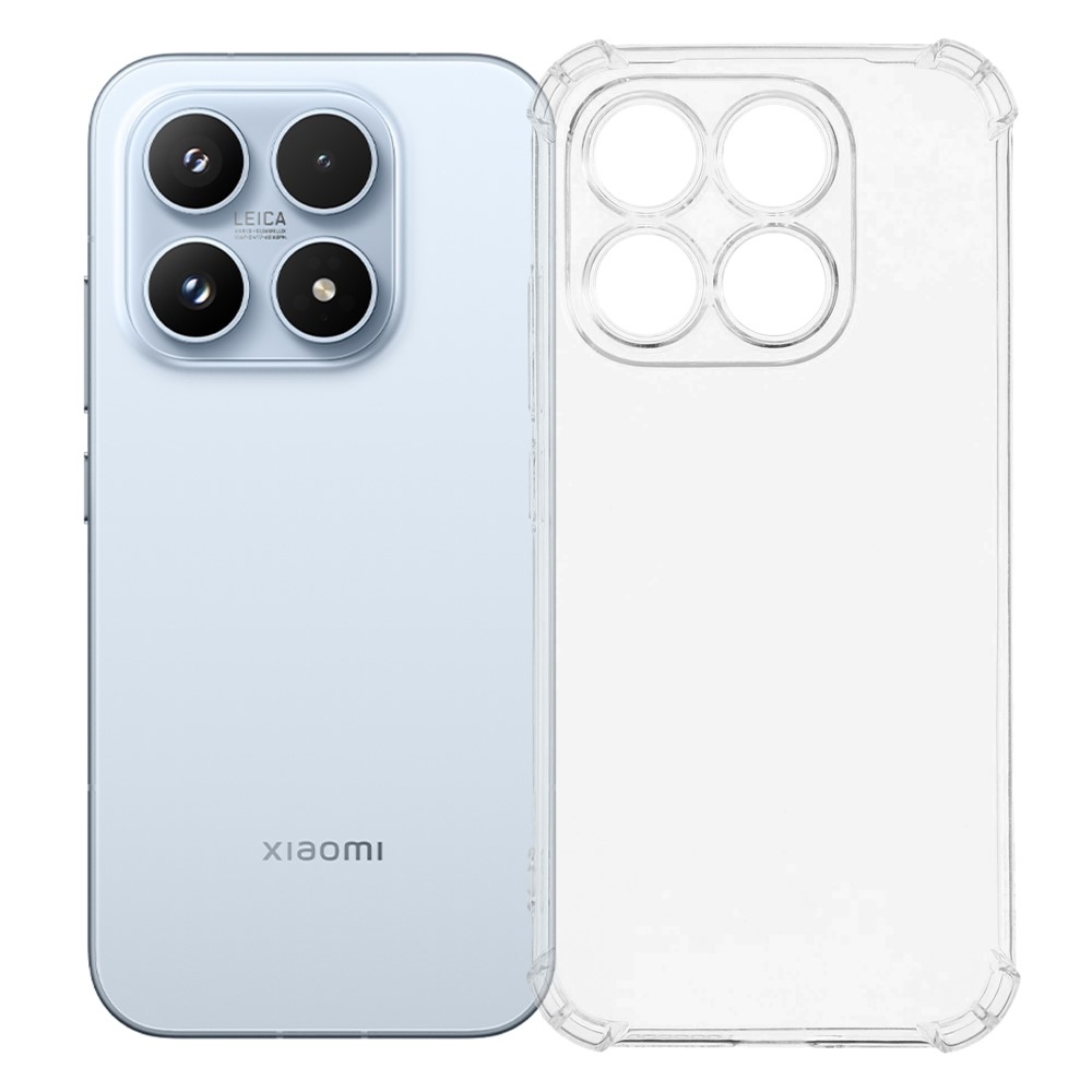 Priehľadný gélový obal s vystuženými rohmi na mobil Xiaomi 17