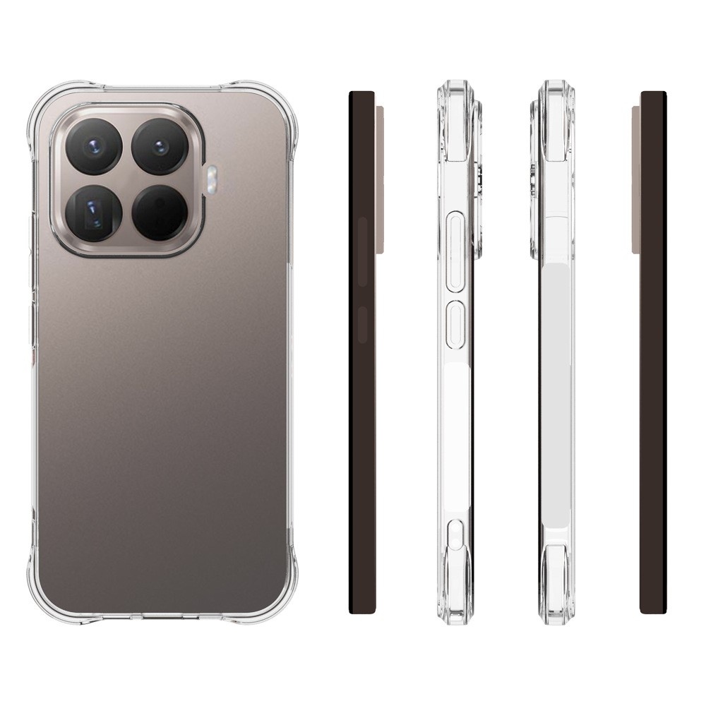 Priehľadný gélový obal s vystuženými rohmi na mobil Xiaomi 17T
