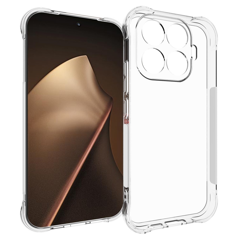 Priehľadný gélový obal s vystuženými rohmi na mobil Xiaomi 17T