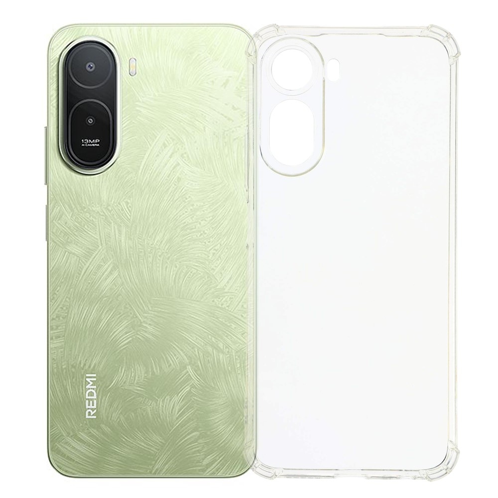 Priehľadný gélový obal s vystuženými rohmi na mobil Xiaomi Redmi A7 Pro