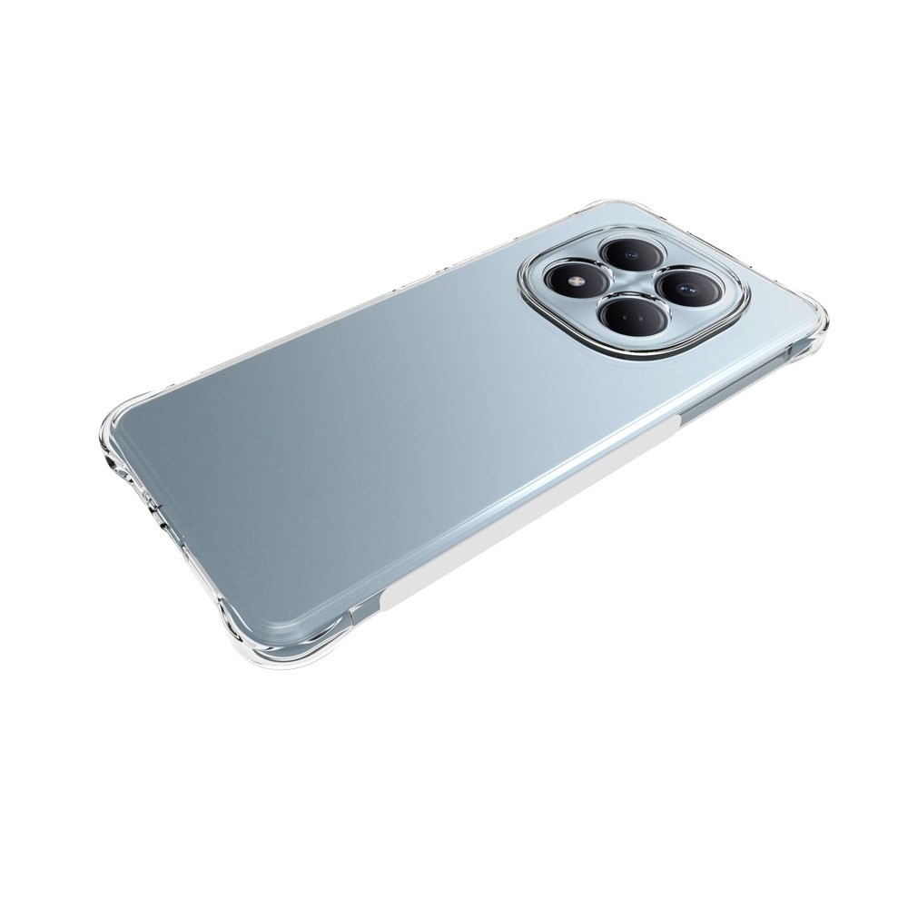 Priehľadný gélový obal s vystuženými rohmi na mobil Xiaomi Redmi Note 15 Pro 4G - priehľadný