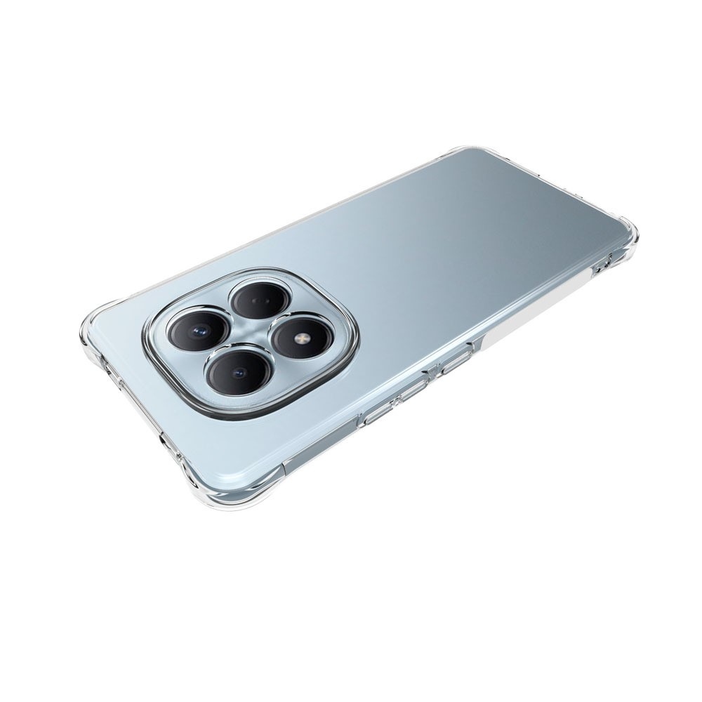 Priehľadný gélový obal s vystuženými rohmi na mobil Xiaomi Redmi Note 15 Pro 4G - priehľadný