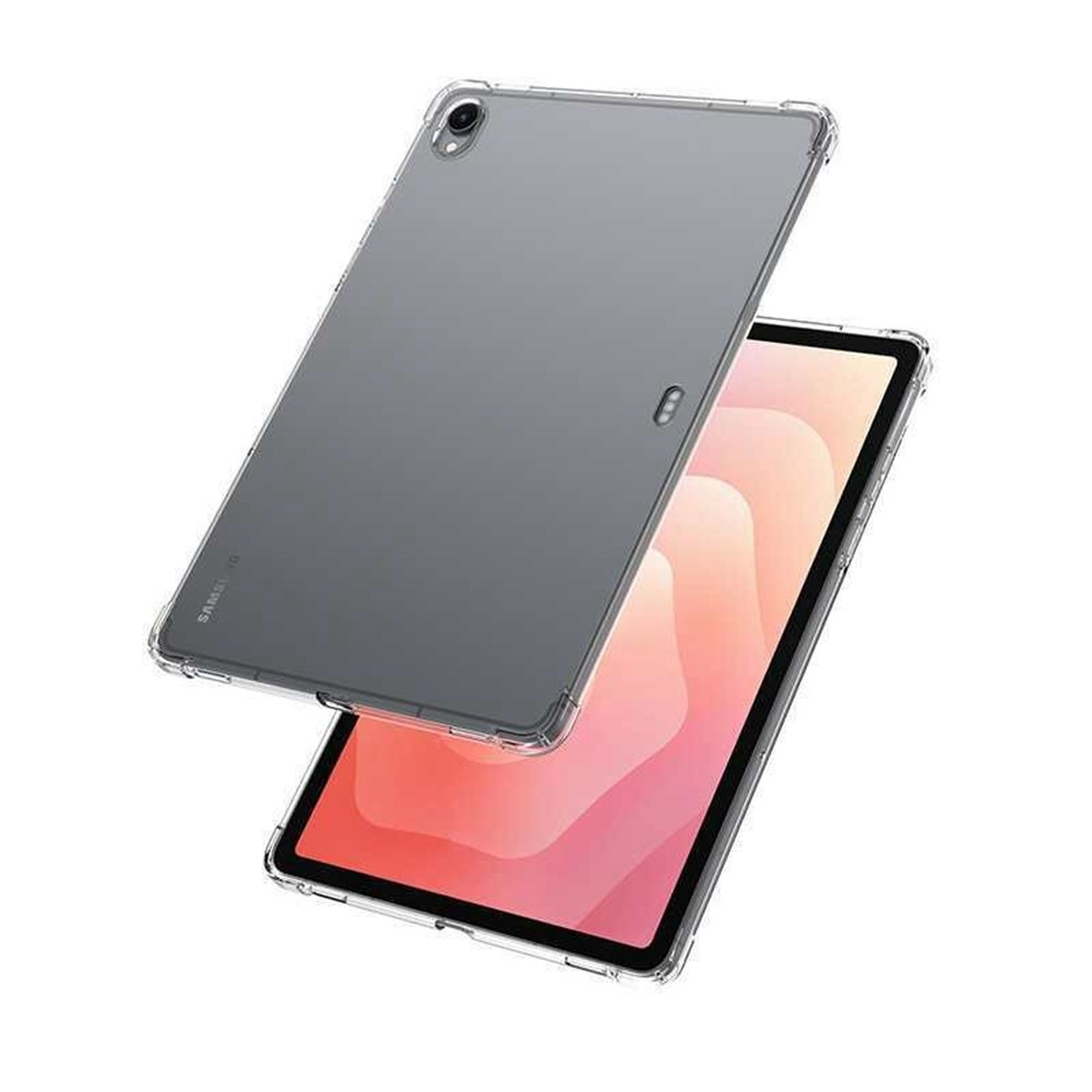 Priehľadný gélový obal s vystuženými rohmi na Samsung Galaxy Tab S11 - priehľadný