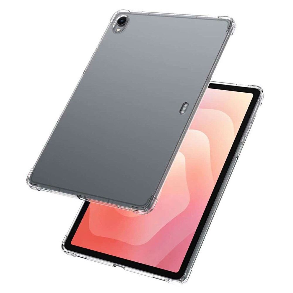 Priehľadný gélový obal s vystuženými rohmi na Samsung Galaxy Tab S12+ - priehľadný