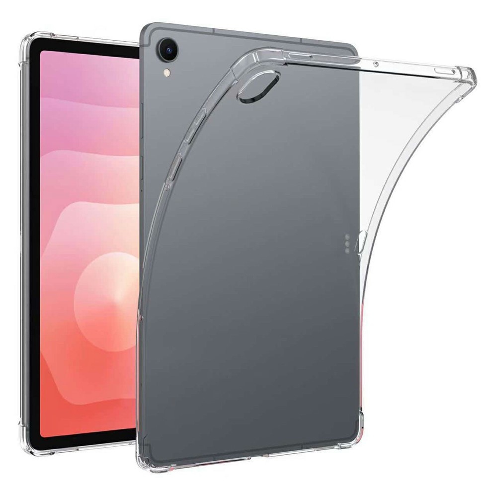 Priehľadný gélový obal s vystuženými rohmi na Samsung Galaxy Tab S12+ - priehľadný