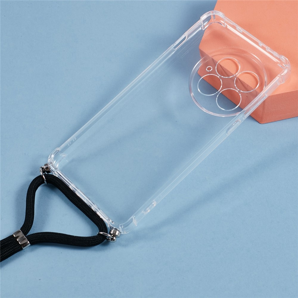 Priehľadný gélový obal so šnúrkou na OnePlus 13