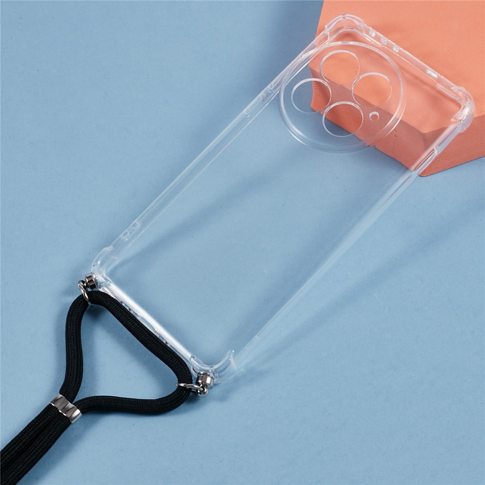 Priehľadný gélový obal so šnúrkou na OnePlus 13