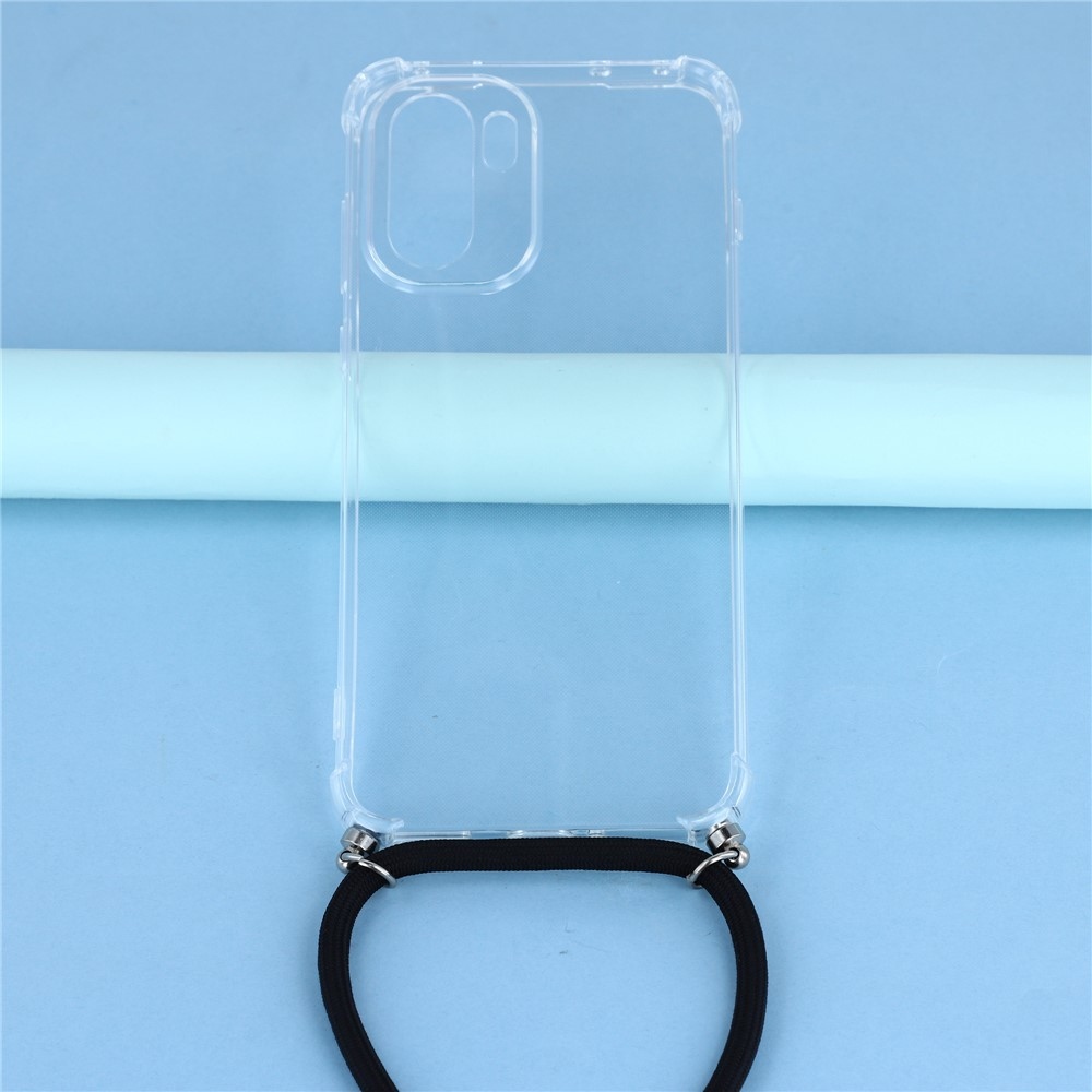 Priehľadný gélový obal so šnúrkou na OnePlus 15R 5G