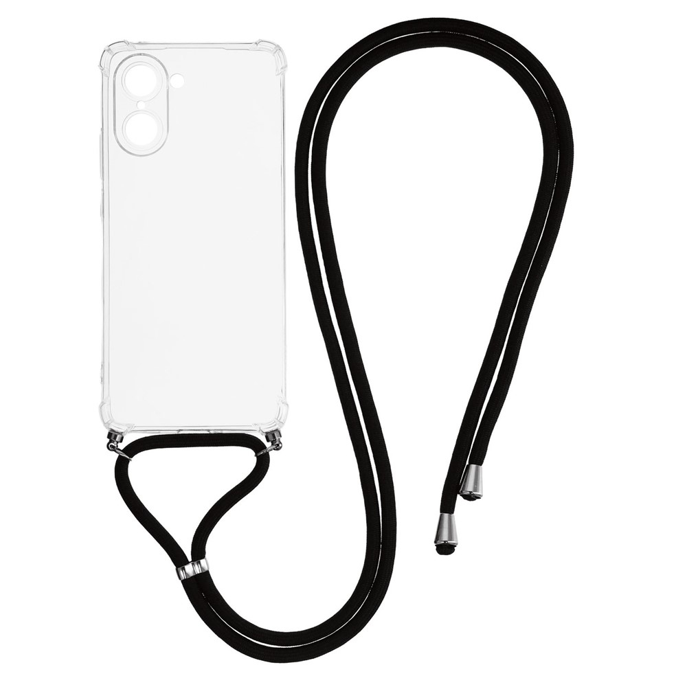 Priehľadný gélový obal so šnúrkou na OnePlus Nord CE5 5G