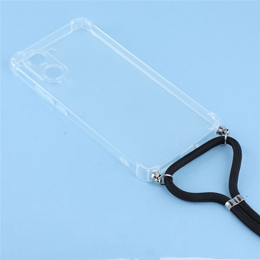 Priehľadný gélový obal so šnúrkou na OnePlus Nord CE5 5G